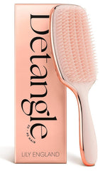 Brosse démêlante Lily England pour cheveux crépus 2c-4c, démêlage en douceur.
