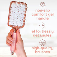 Brosse ronde Lily England pour des boucles souples et un volume durable.