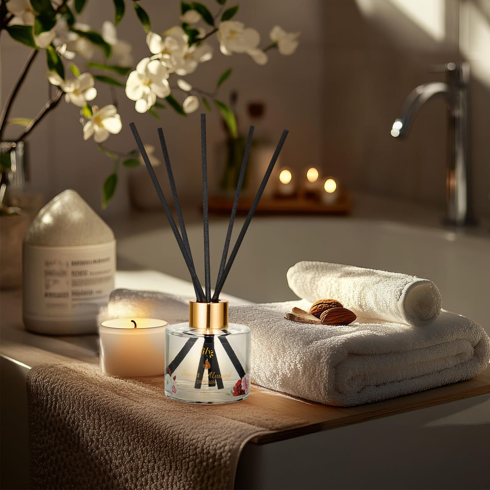 Bombe de bain Lily Roy, moment sensoriel relaxant.