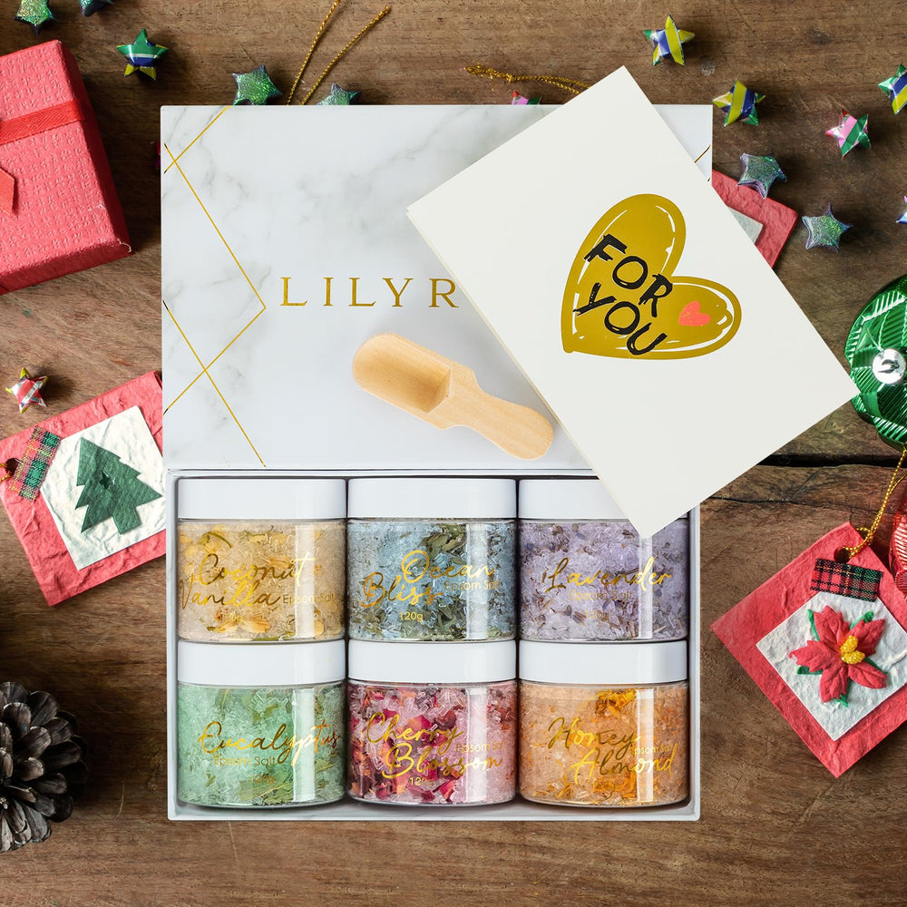 LILY ROY Coffret cadeau luxe avec carte personnalisable.