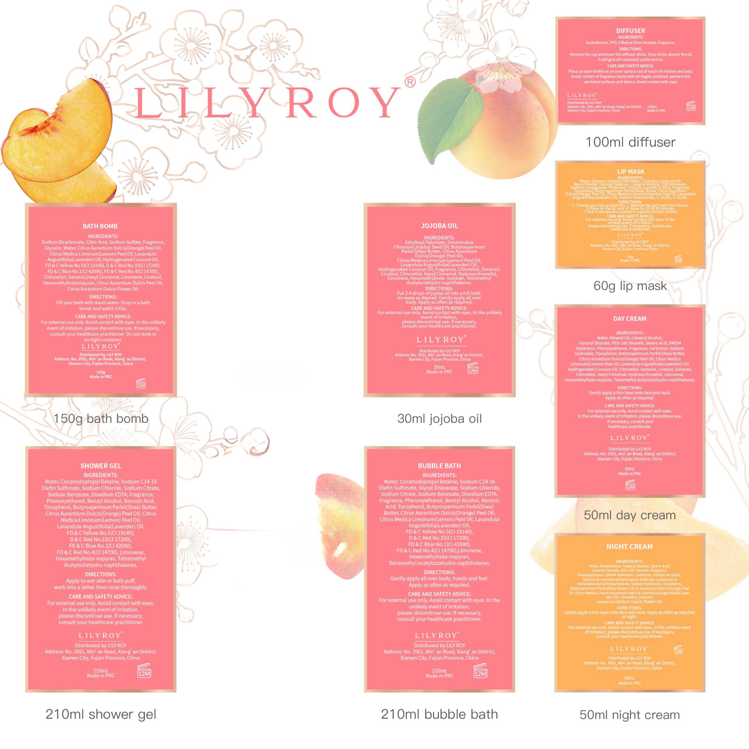 Crème nuit LILY ROY, soin apaisant pour préparer la peau au repos.