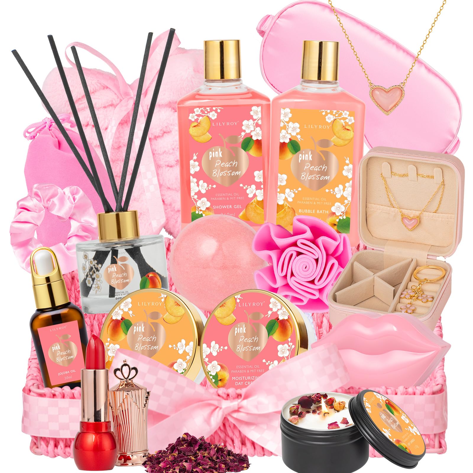 Panier spa LILY ROY luxueux, rangement élégant pour salle de bains.