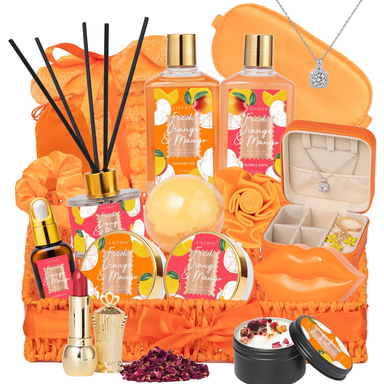 LILY ROY panier spa bain luxe ensemble, expérience spa à domicile et détente premium.