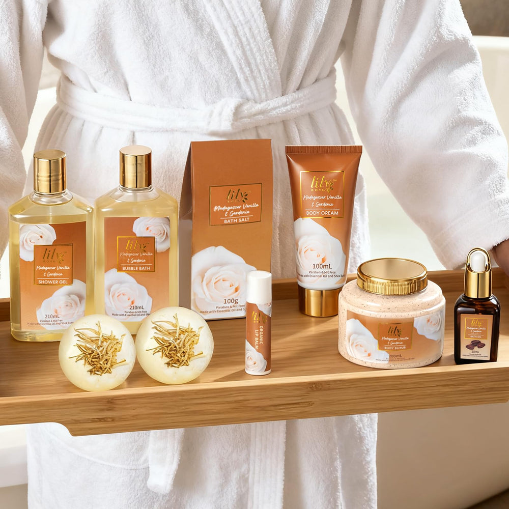 LILY ROY sel de bain amande miel – texture relaxante pour rincer et revitaliser