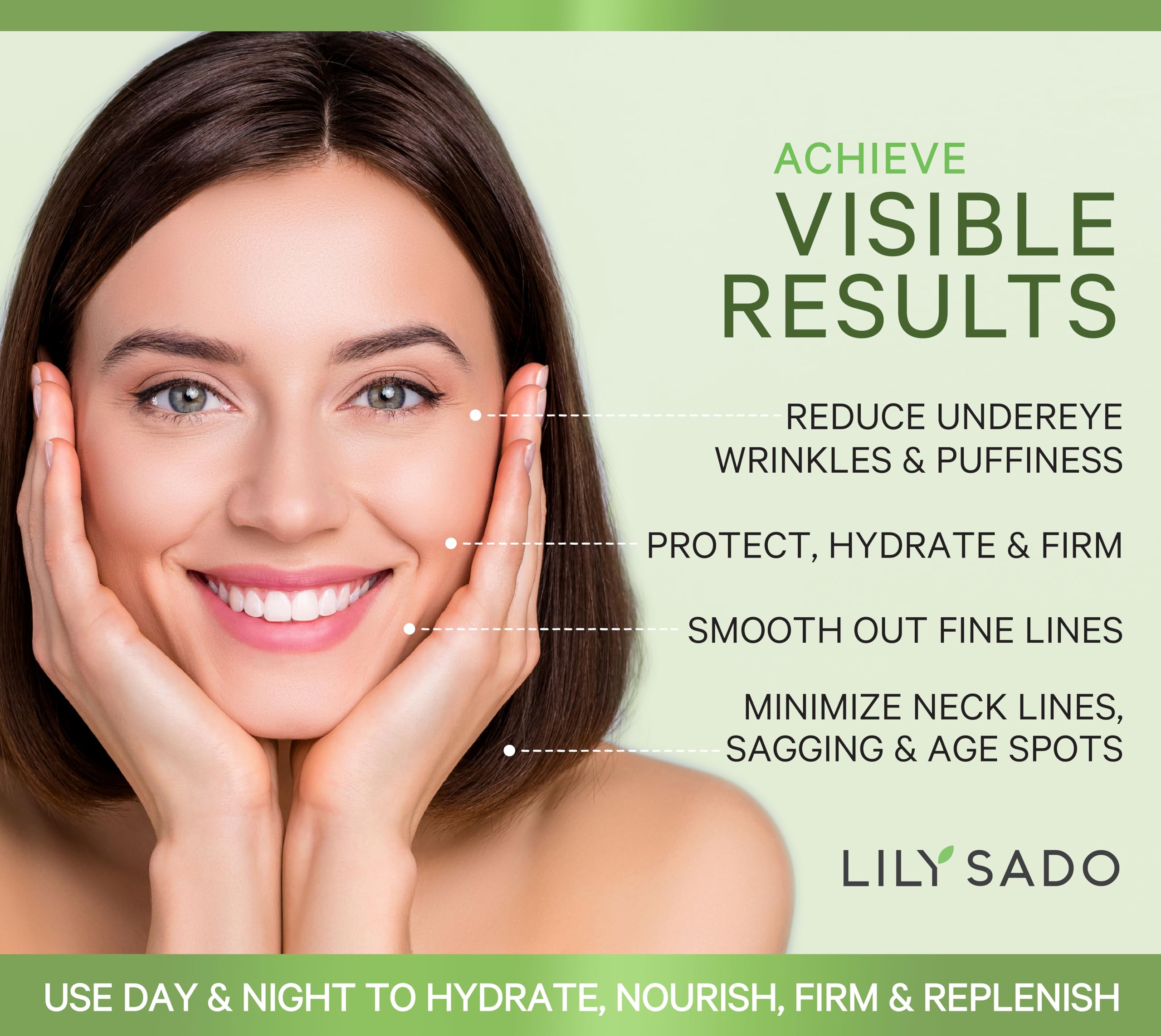 LILY SADO All-Skin-Types 4 oz jar fits daily skincare