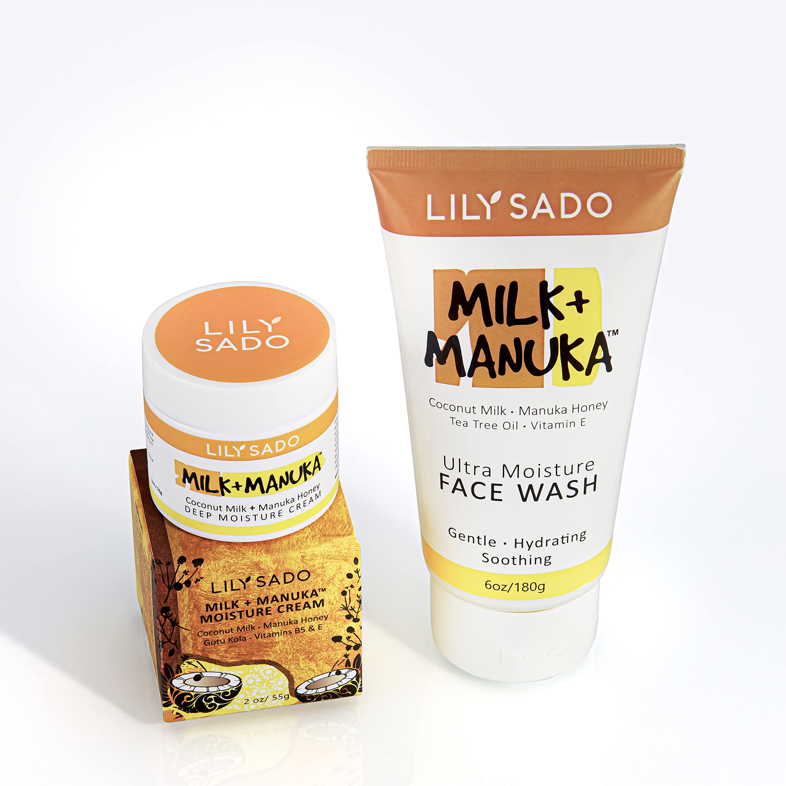 LILY SADO packaging recyclable reflète son caractère bio et naturel.
