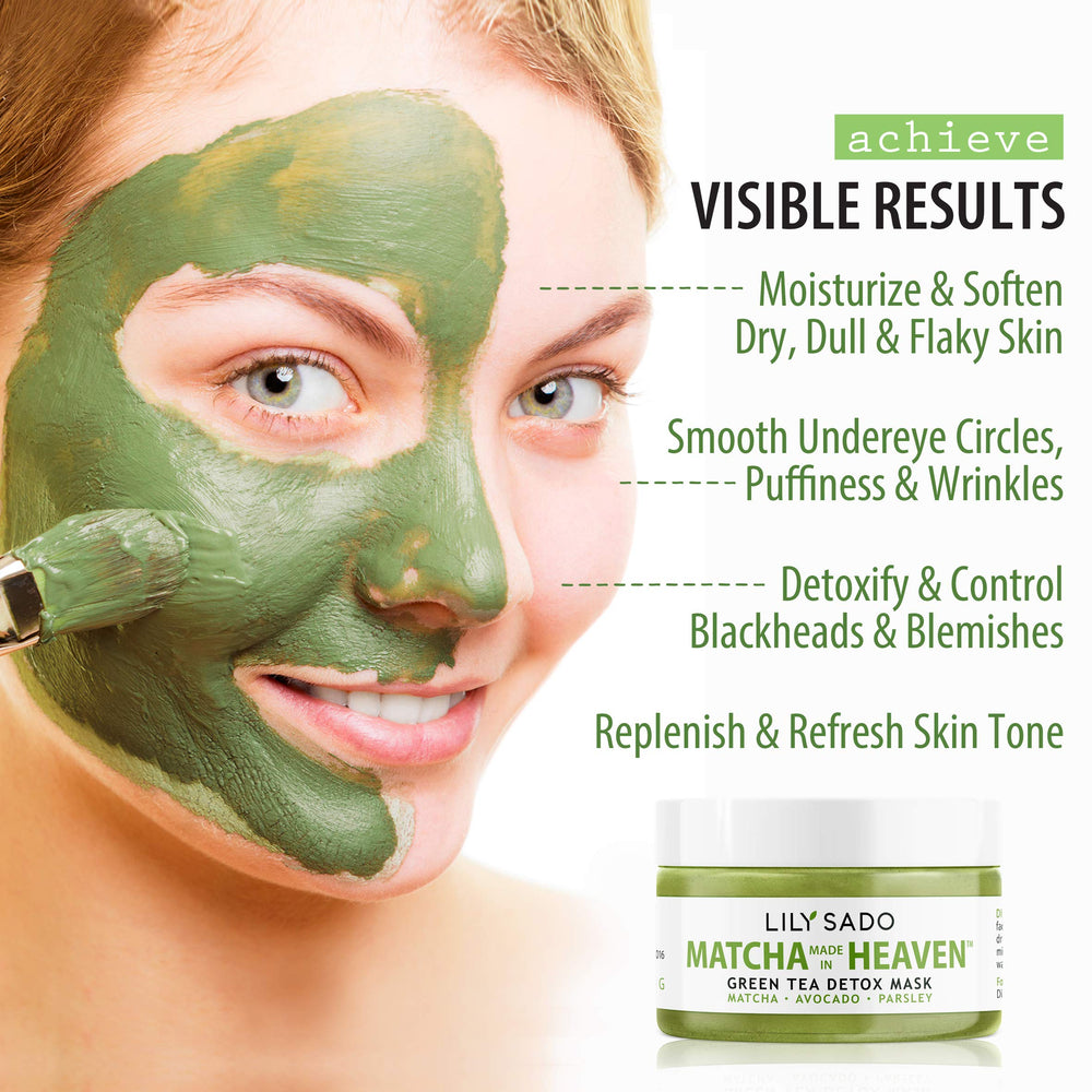 LILY SADO Parsley Licorice Balance Mask helps balance oil