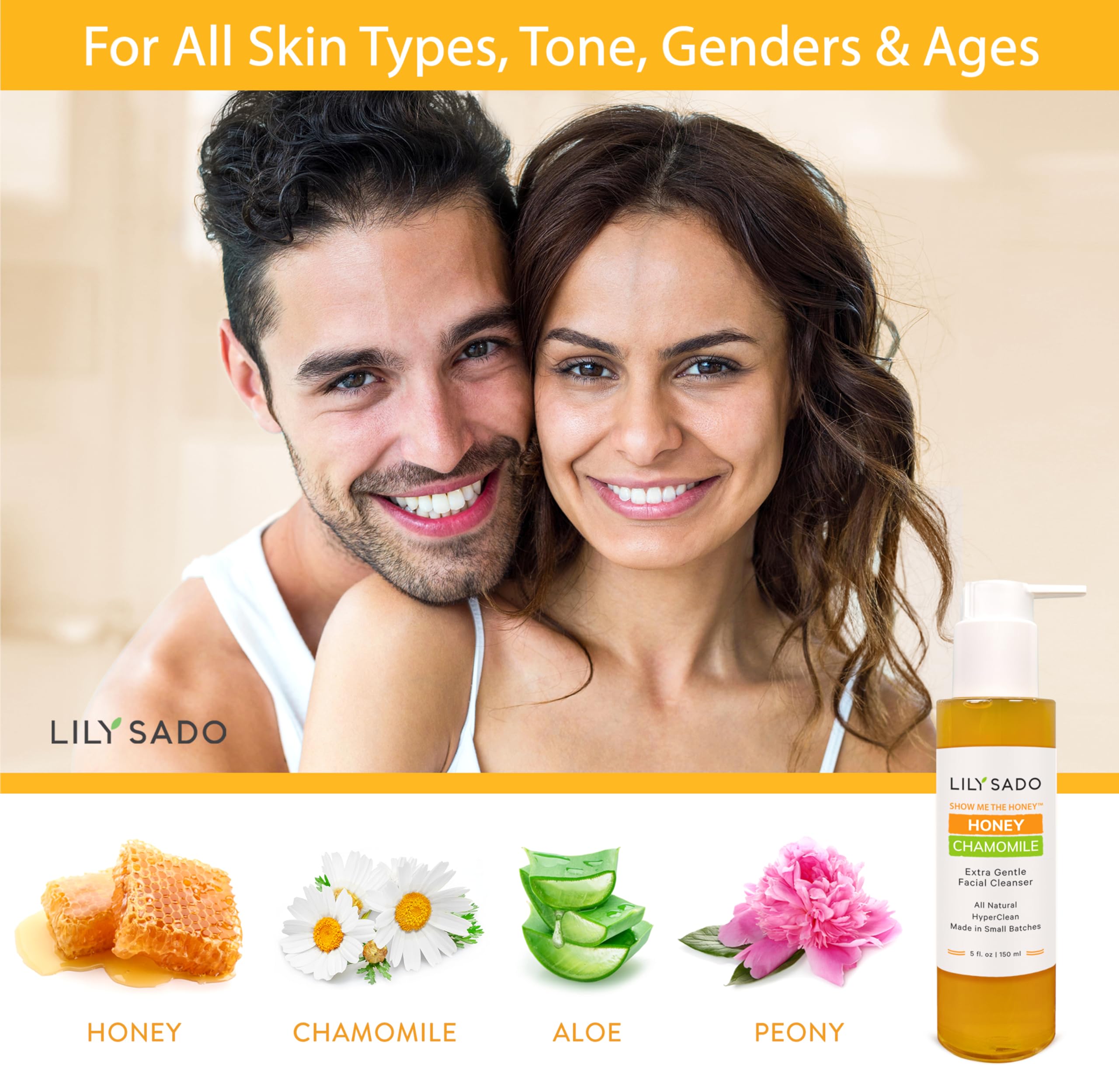 LILY SADO SHOW ME THE HONEY™ – Idéal pour une routine quotidienne matin et soir.