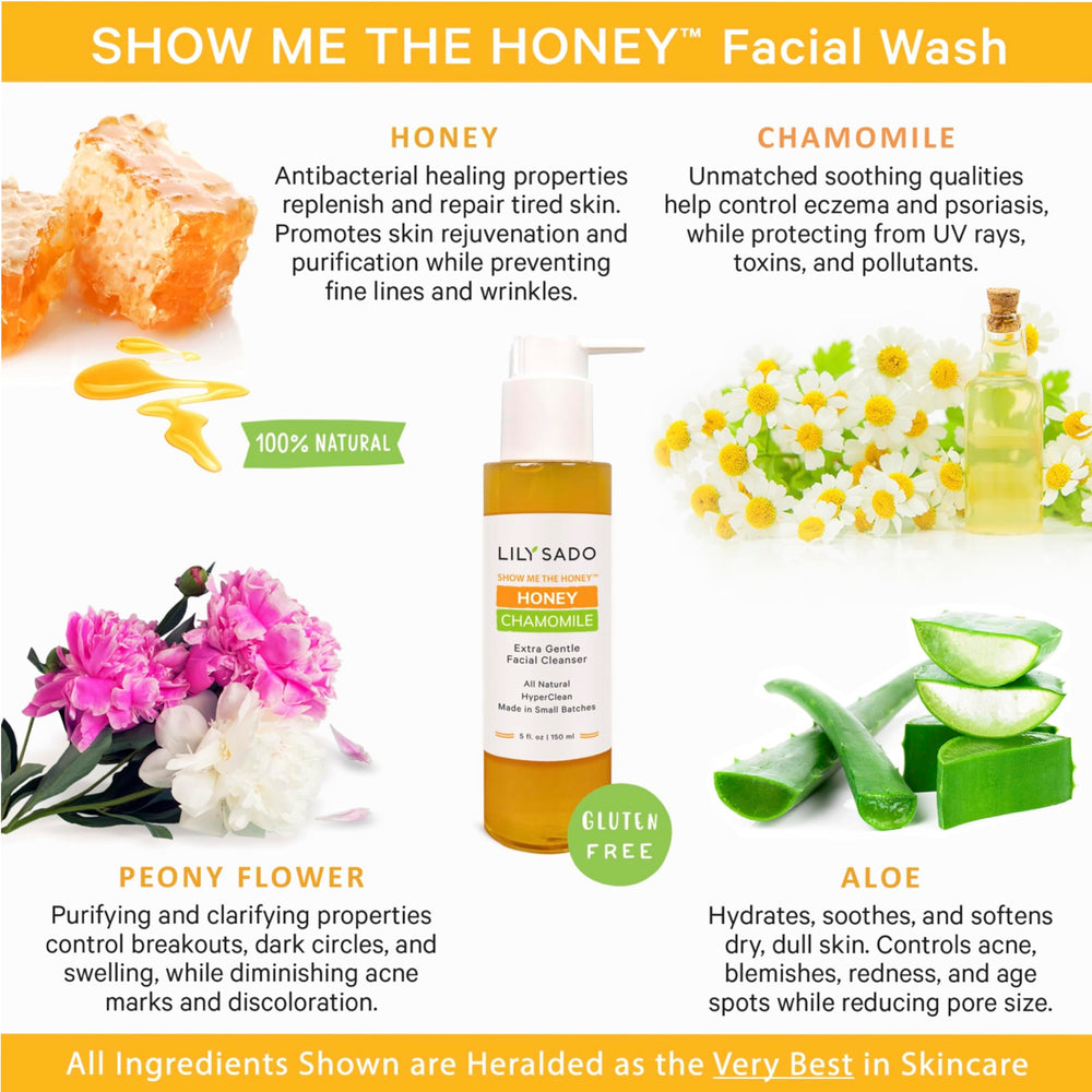 LILY SADO SHOW ME THE HONEY™ – Texture gel légère qui apaise et hydrate.