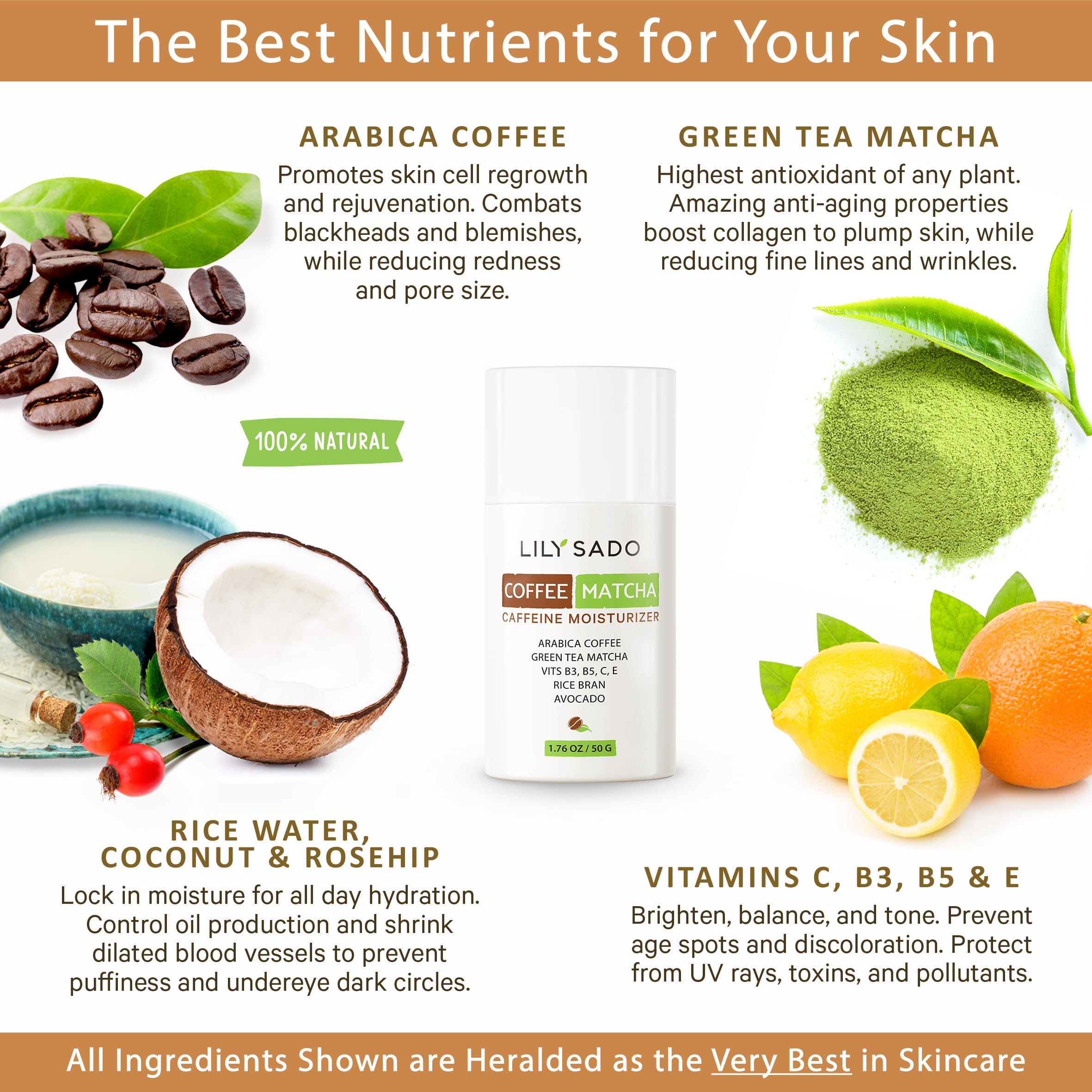 LILY SADO Tea+C jar-cream captures rich vegan formula for day and night nourishment