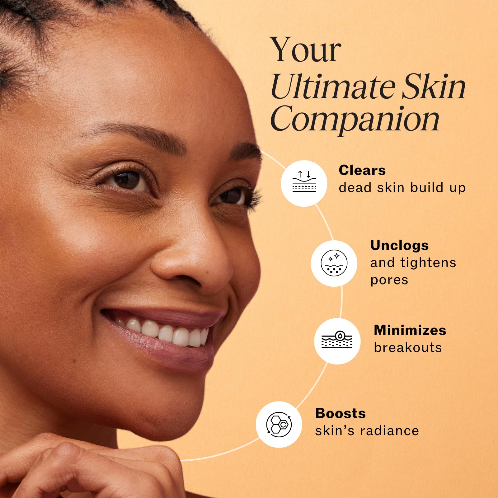 LilyAna Naturals Charbon Gommage Visage: texture granuleuse prête à exfolier