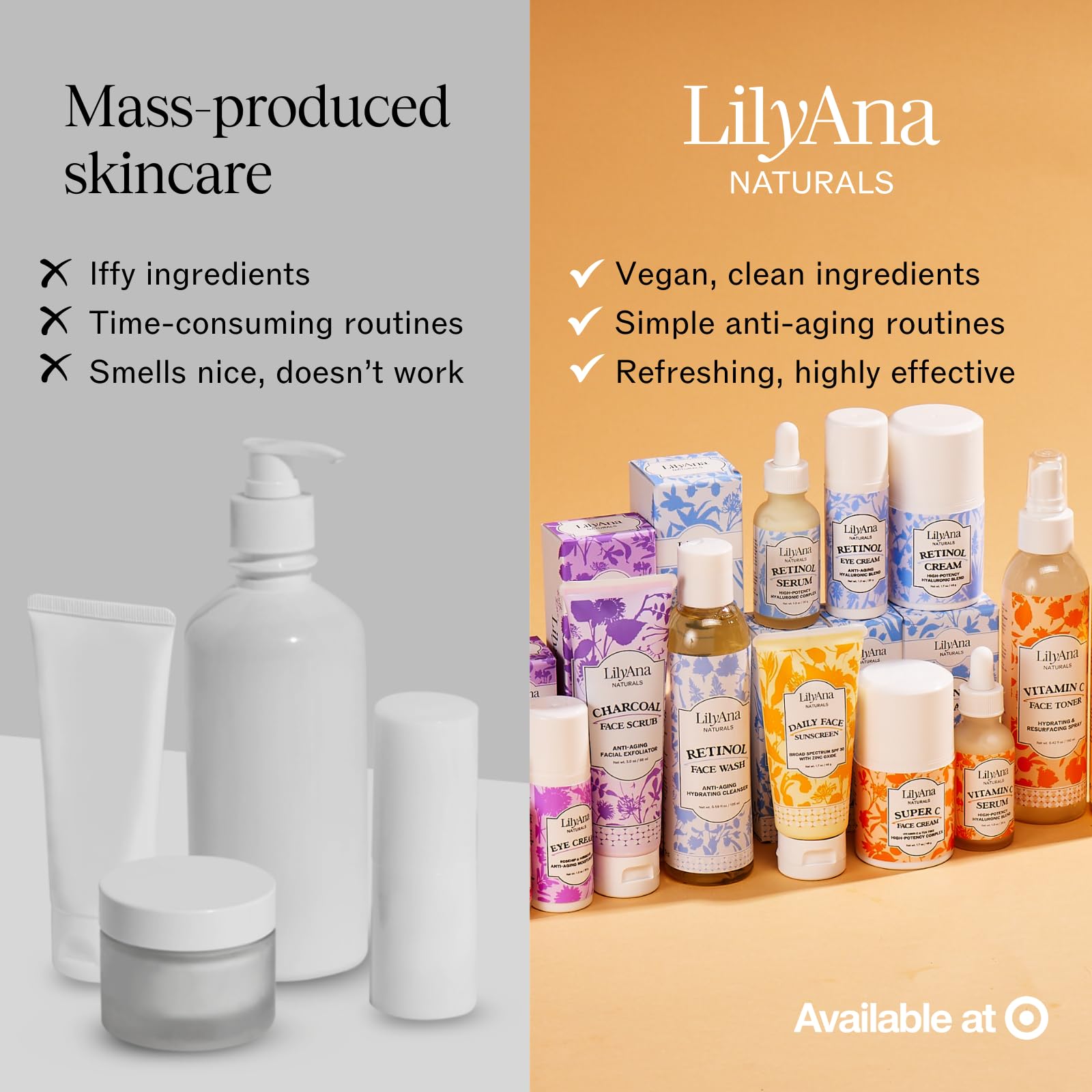 LilyAna Naturals Charbon: pores affinés après rinçage