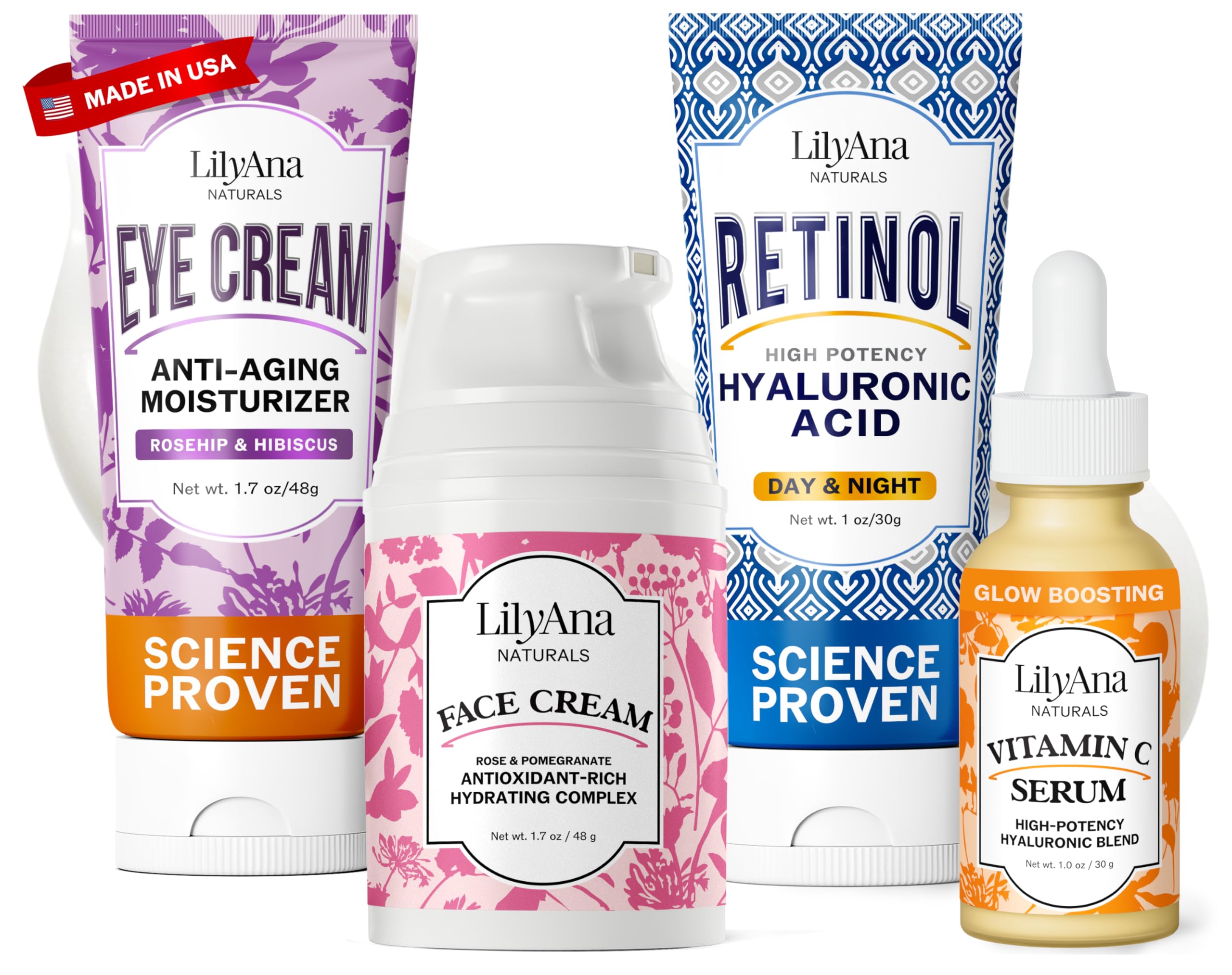 Coffret LilyAna Naturals – présentation élégante nourrissant la peau en hiver
