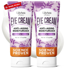Crème contour des yeux LilyAna Naturals hydrate profondément et réduit les poches