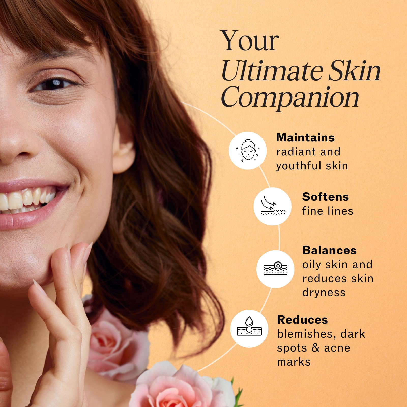 Texture légère de LilyAna Naturals crème visage et absorption rapide