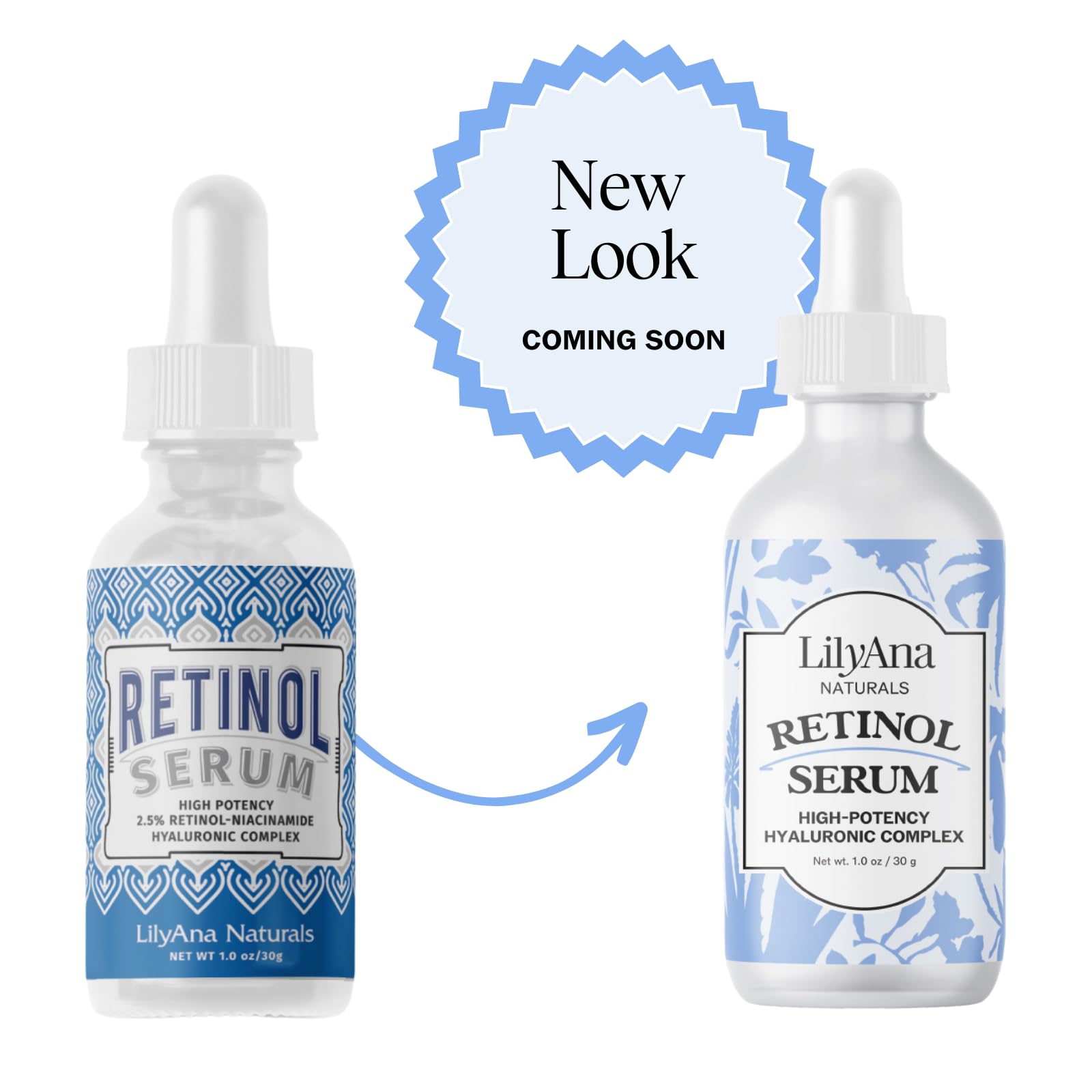 LilyAna Naturals Retinol Serum – réduction potentielle des taches pigmentaires avec une utilisation régulière.