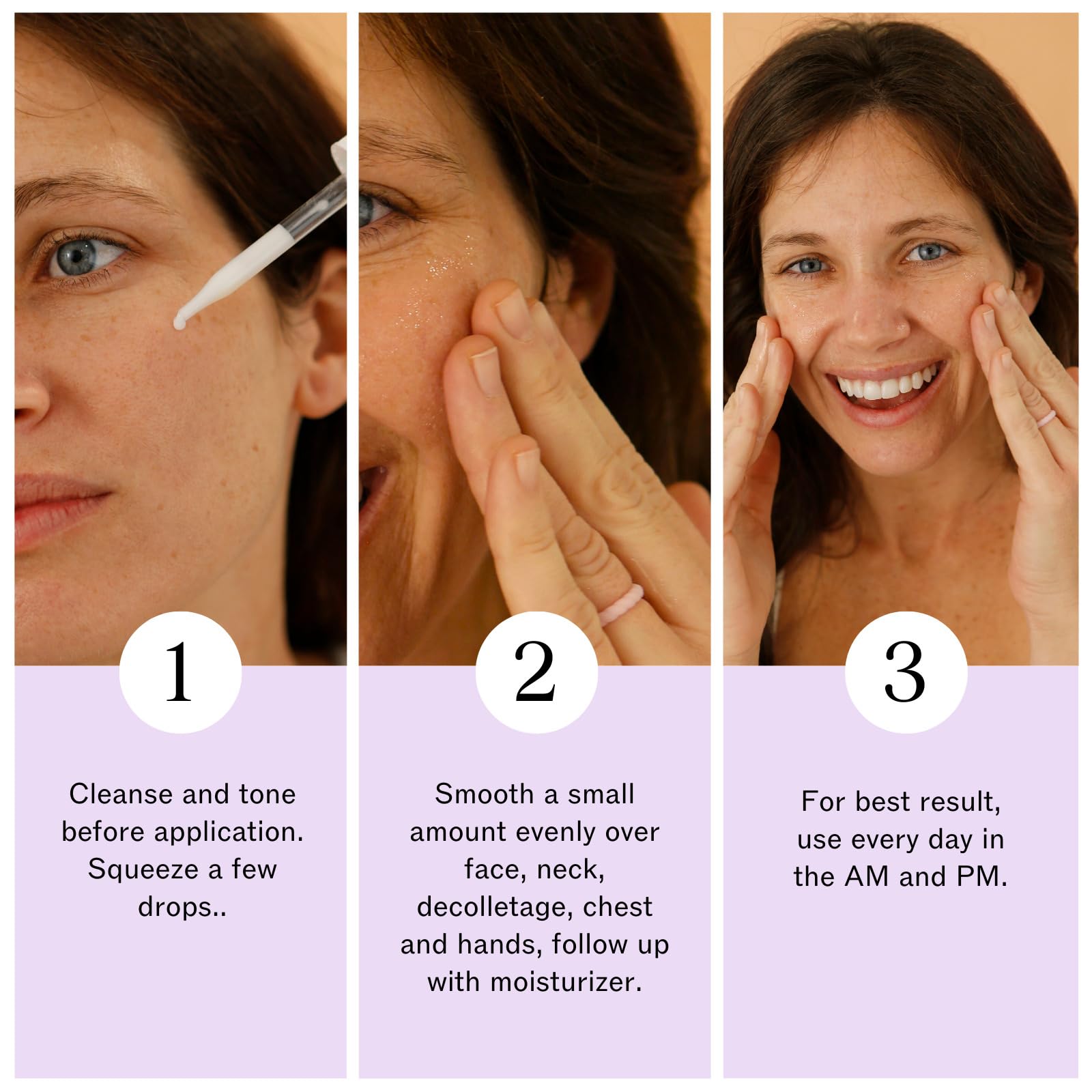 Texture légère qui aide à resserrer les pores avec LilyAna Naturals.