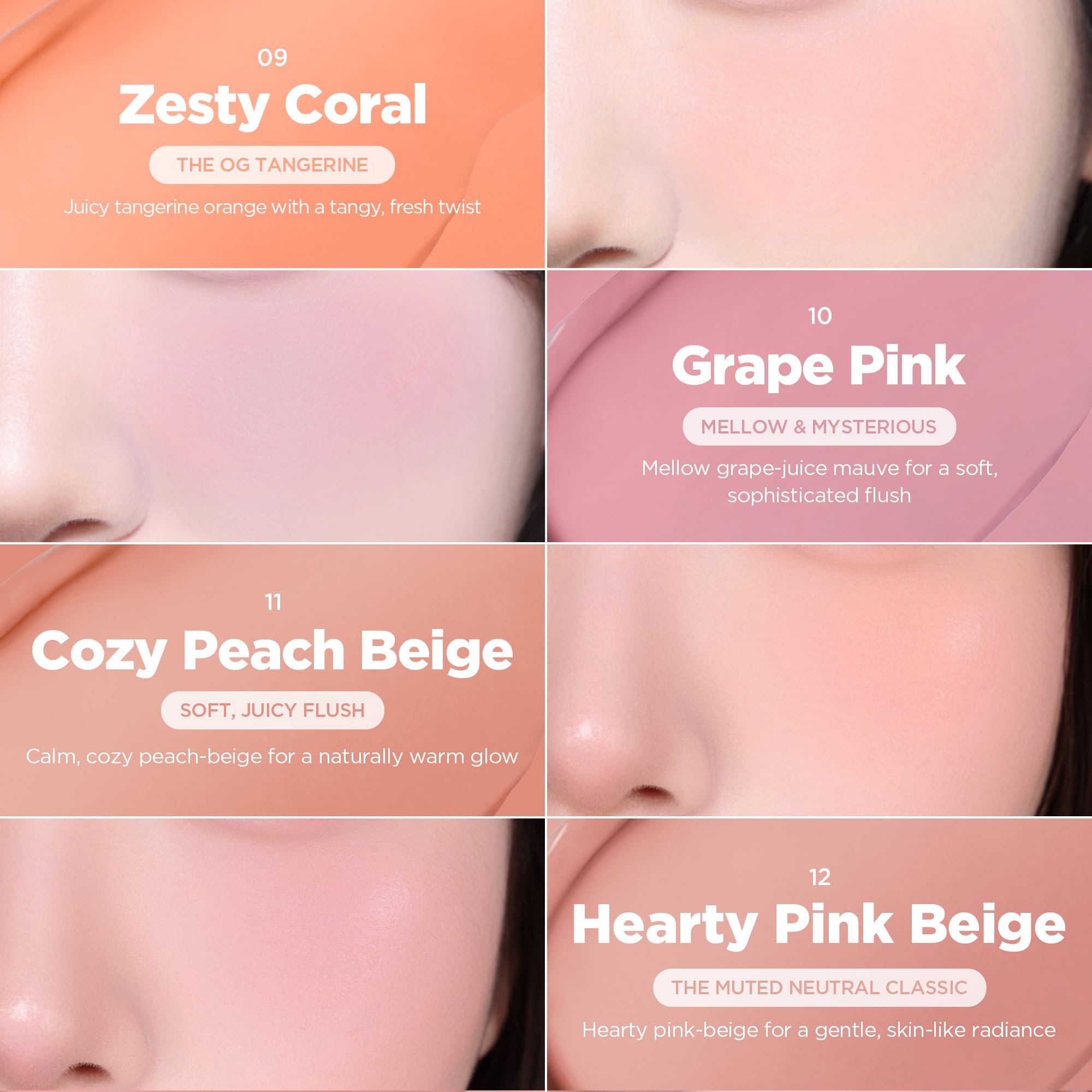 Lilybyred Luv Beam Cheek Balm texture satinée pour fini soyeux.