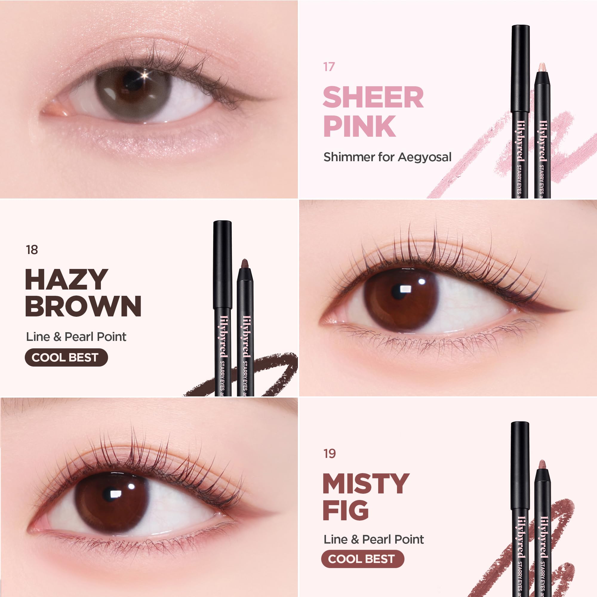 Lilybyred Starry Eyes AM9 à PM9, longue tenue qui résiste toute la journée