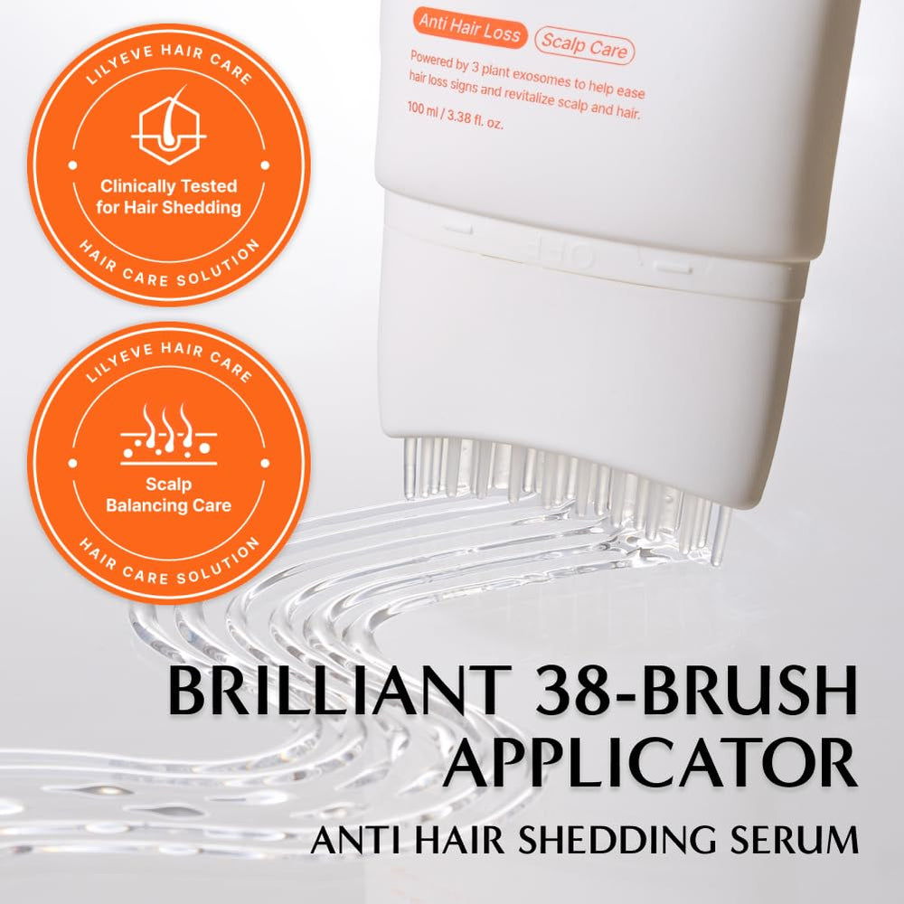 LilyEve GrowTurn, brosse pour cuir chevelu, permet une application ciblée et propre.