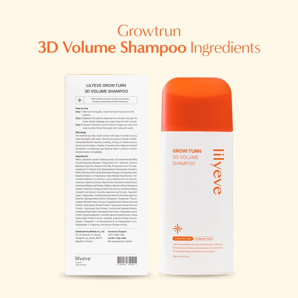 lilyeve GrowTurn rituel capillaire quotidien favorisant volume et brillance