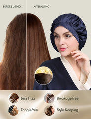 Bonnet LilySilk design plat, sans traces sur le front.