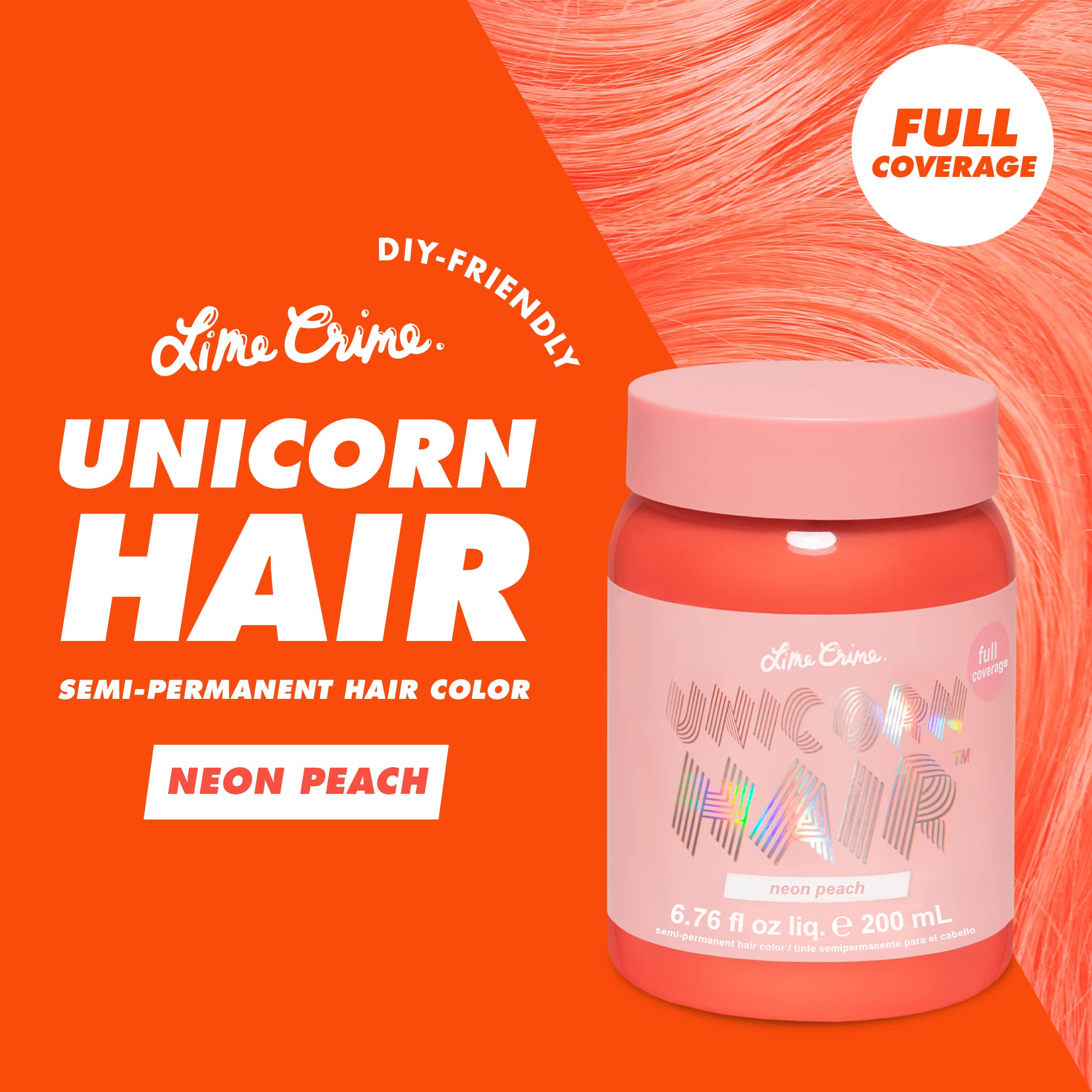 Lime Crime coloration cheveux licorne — application facile pour une couleur éclatante.
