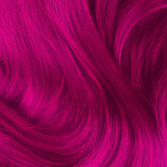 Échantillon de test mèche avec Lime Crime Chocolate Cherry pour prévoir le rendu.