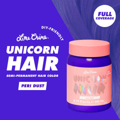 Emballage Lime Crime Unicorn Peri Dust prêt pour transformation maison.