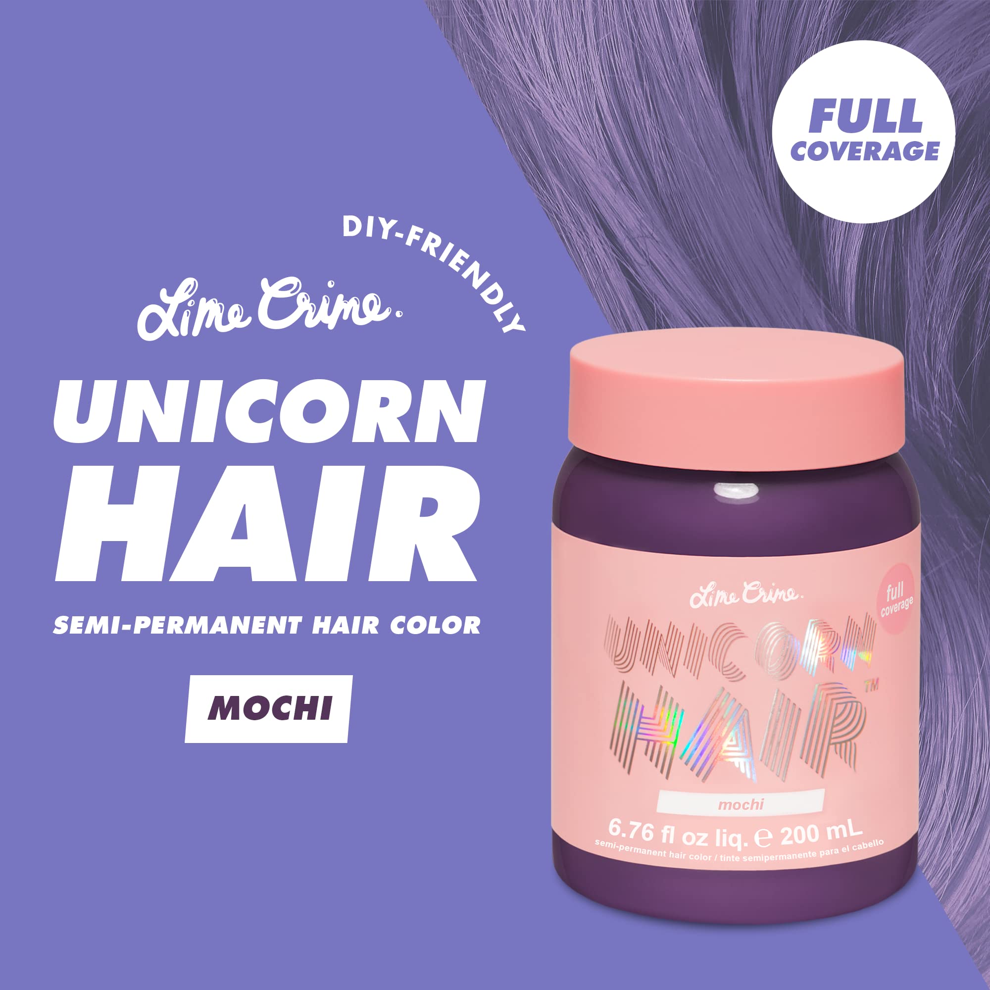 Application simple du Mochi Lavande sur cheveux pré-blonds