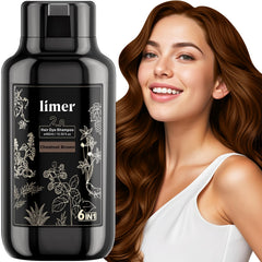 Limer Shampoing Colorant Cheveux Châtain: couleur durable sans ammoniaque pour cheveux brillants.