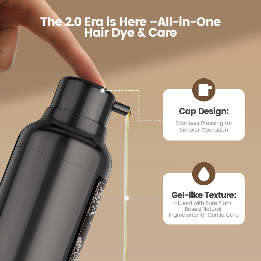Limer Shampoing couleur Café – couverture grise avec nuance café.