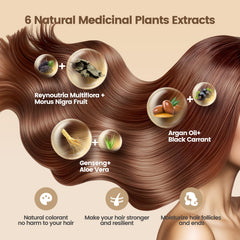 Limer Shampoing couleur Café – extraits naturels visibles pour nourrir les cheveux.