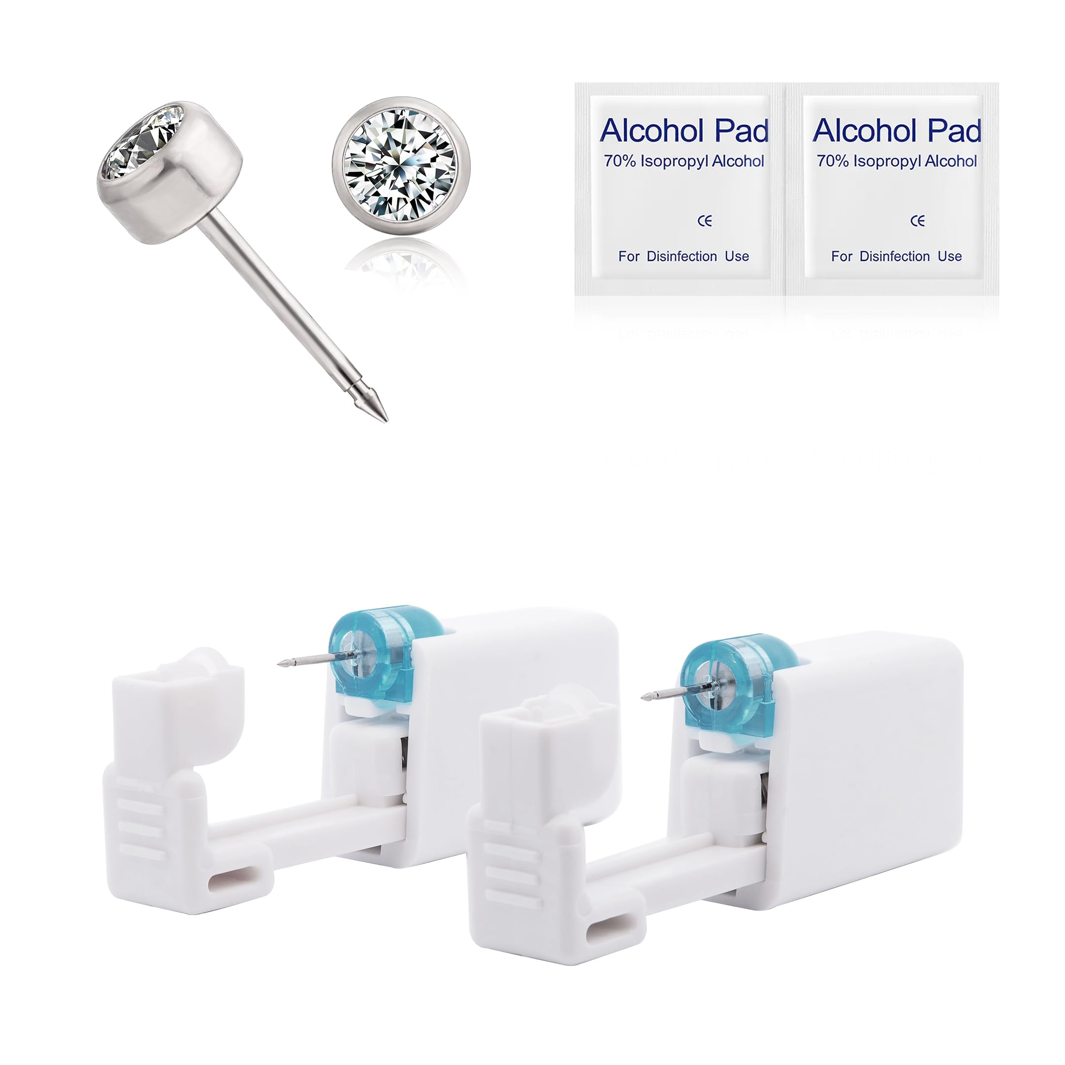 Limerencia kit de perçage oreille titane G23 — ensemble pratique pour usage à domicile.