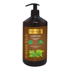 Shampoing LIMOPA à l'ortie en flacon, soin capillaire naturel et fortifiant