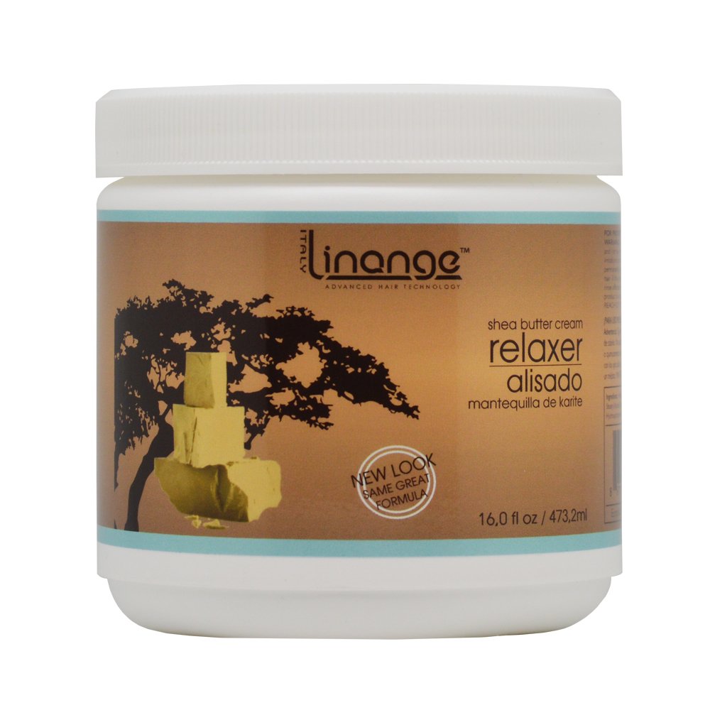 LINANGE Alter Ego Crème Relaxante au Beurre de Karité, texture douce pour cheveux nourris et éclatants.