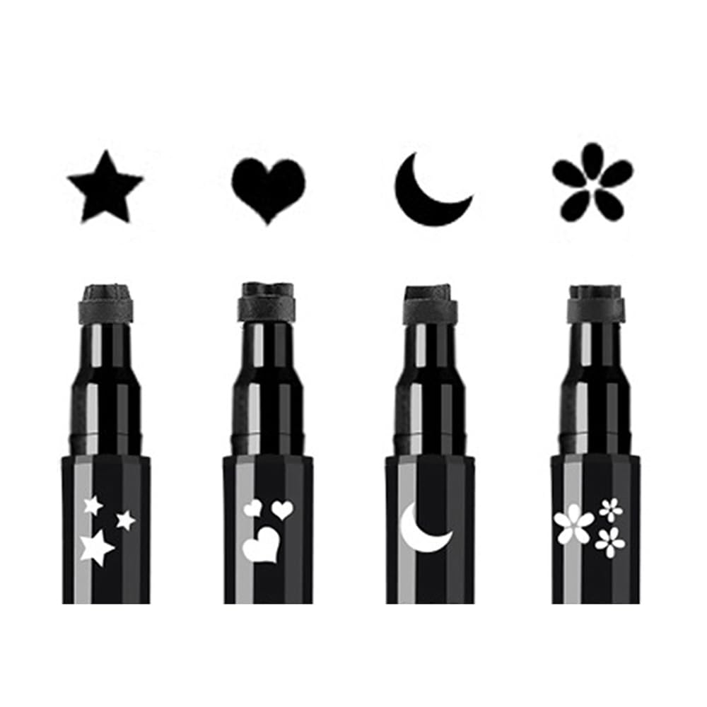 Linble tampon visage étoile : stamping précis pour un look ludique sur le visage.