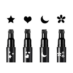Linble tampon visage étoile : stamping précis pour un look ludique sur le visage.