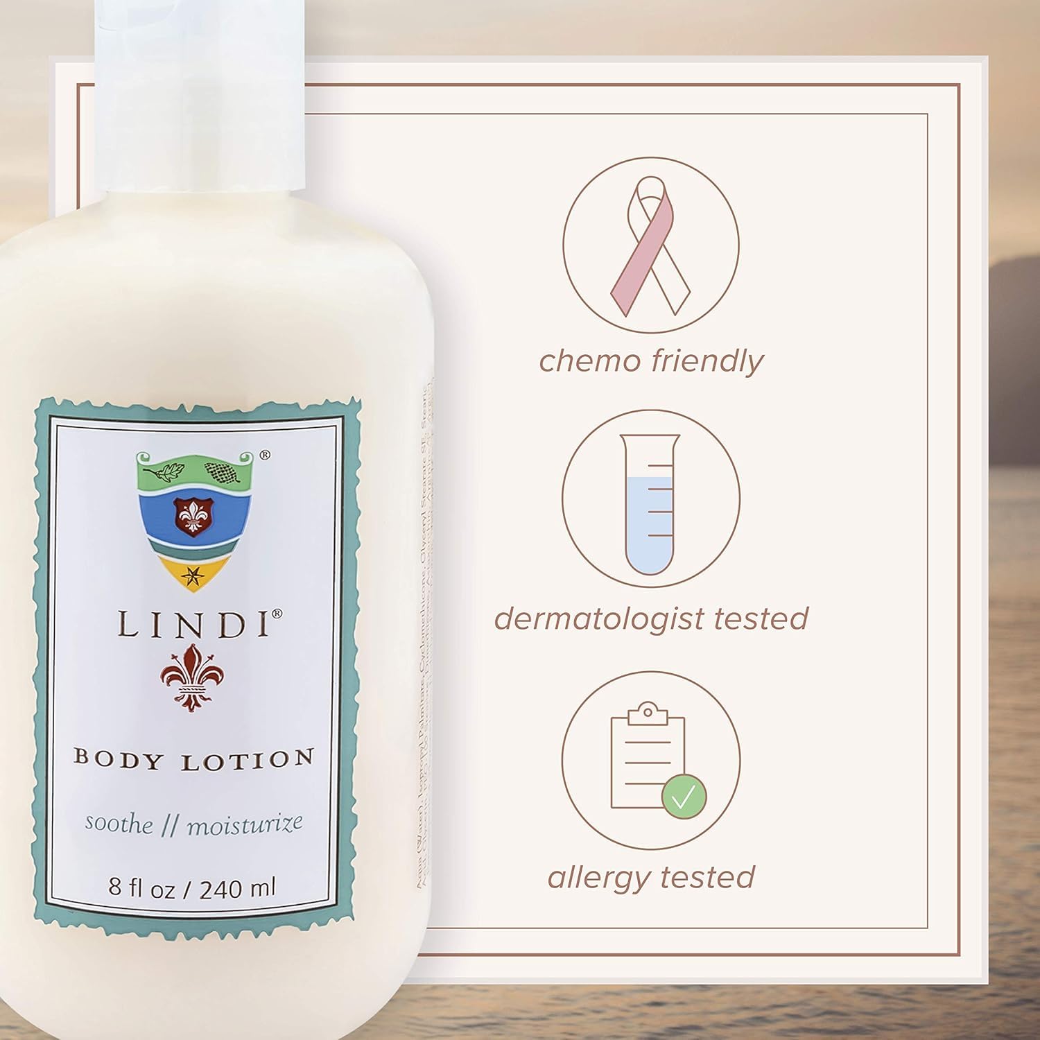 Application sur tout le corps pour une douceur durable avec Lindi Skin.