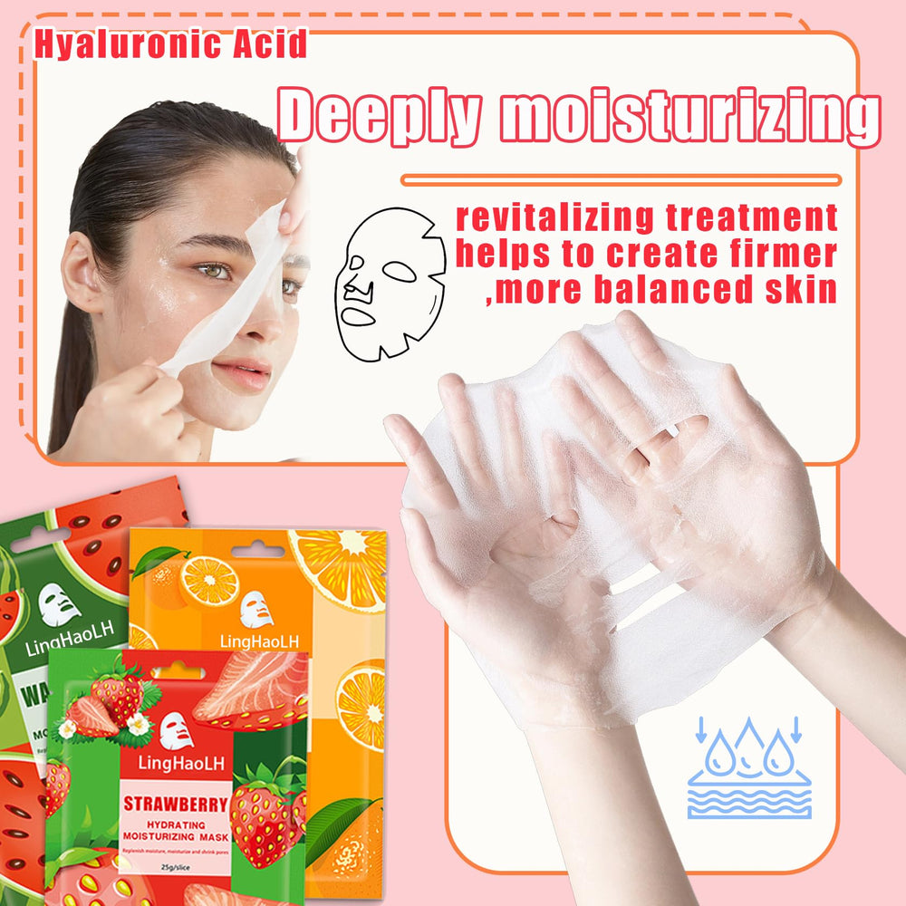 LingHaoLH masque-visage matières douces: douceur et ajustement facile.