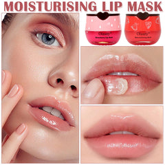 Lingyun pot masque lèvres au miel pomme lime, texture douce et confort.
