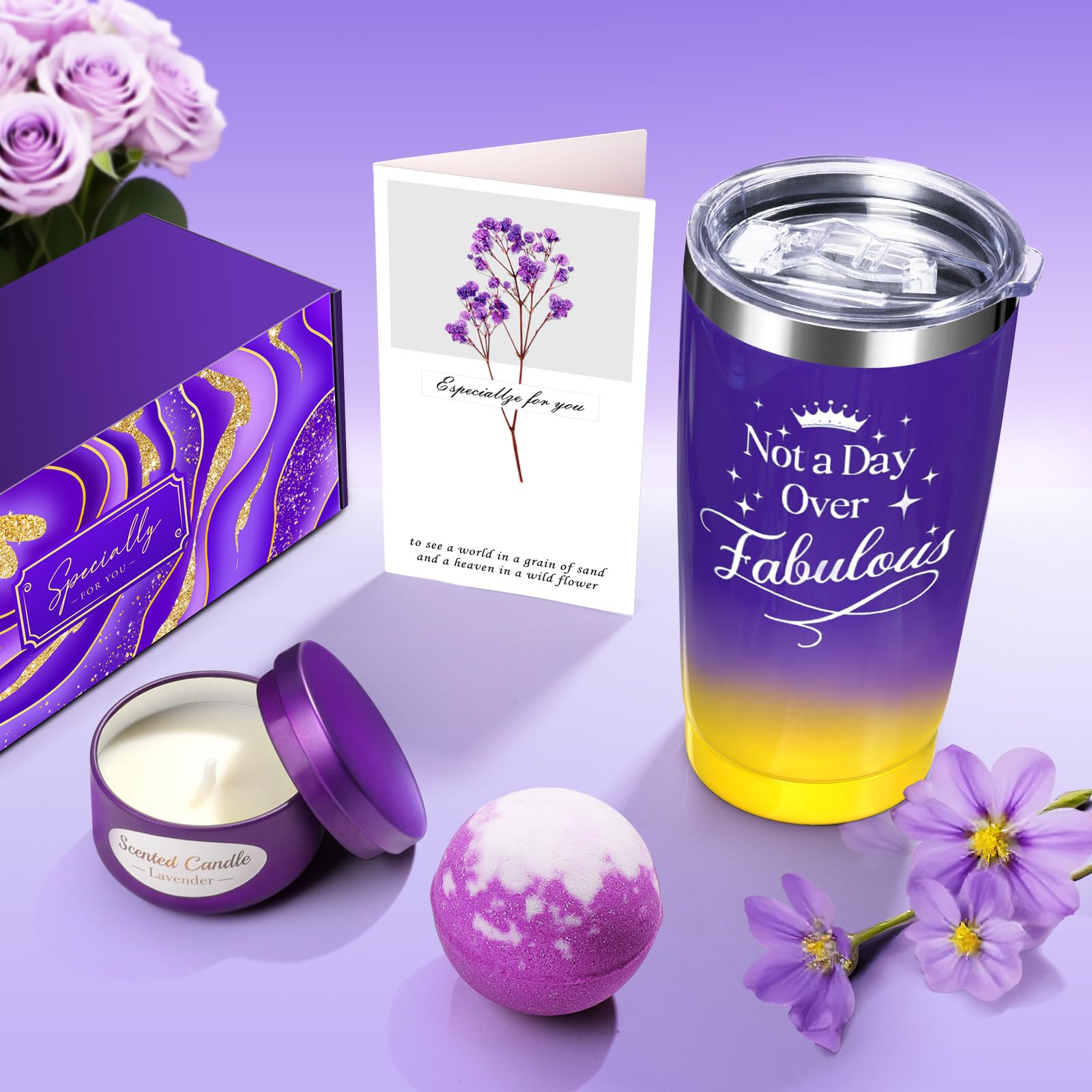 Linkax coffret-cadeau-violet-exclusif présentation élégante prêt à offrir