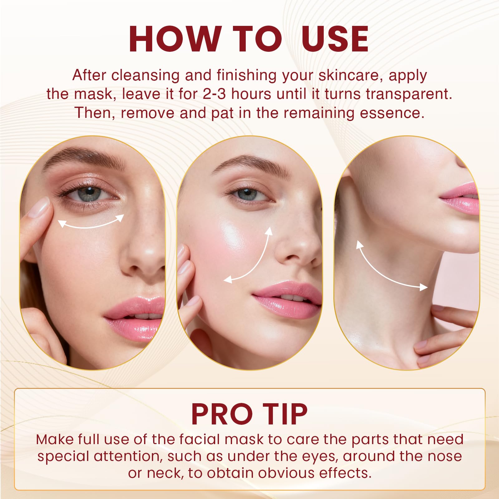 Formule hypoallergenique du masque pour peaux sensibles.