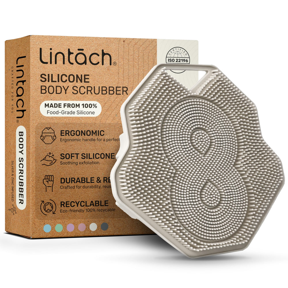 Lintach sable blanc design epure, douceur exfoliante.