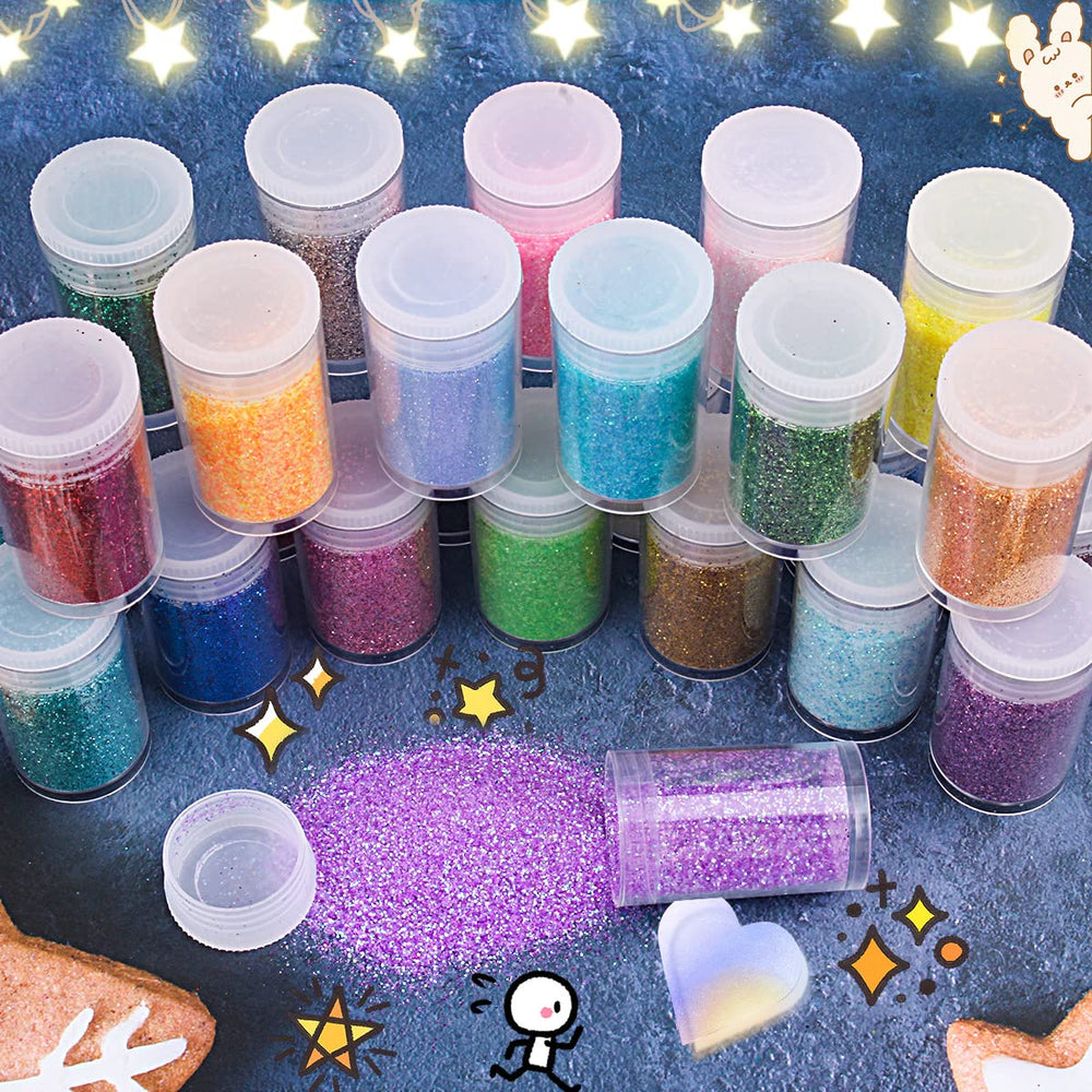 Paillettes Linwulte pour slime à effet scintillant