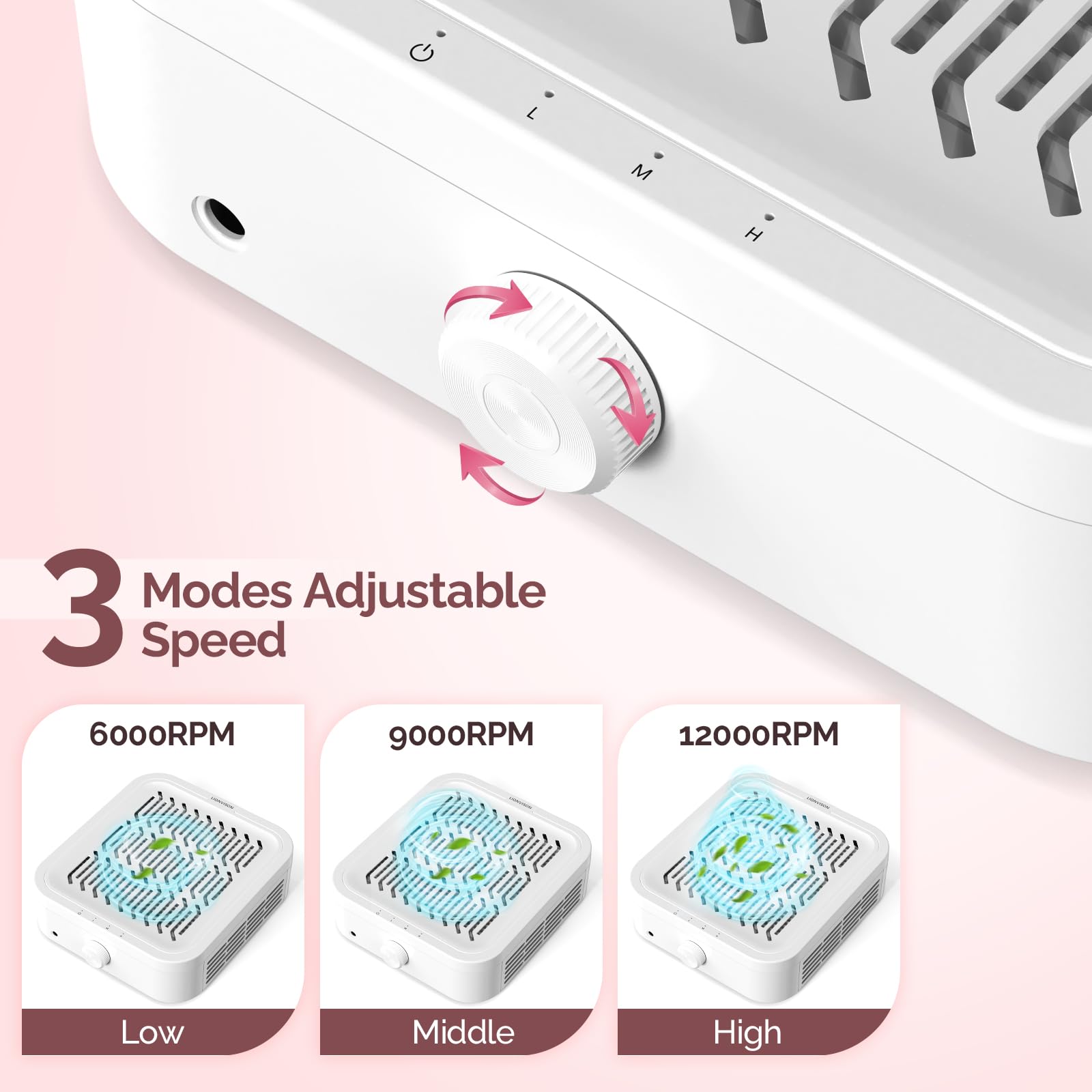 LIONVISON design-compact-ergonomique se range sur le plan de travail.