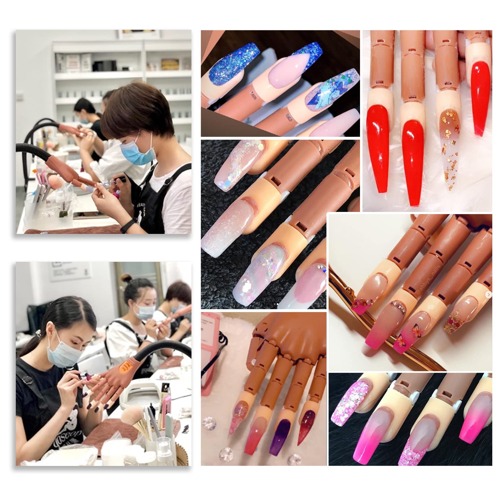 Design-realiste-ongles LIONVISION, pose naturelle et intuitive pour tester des motifs