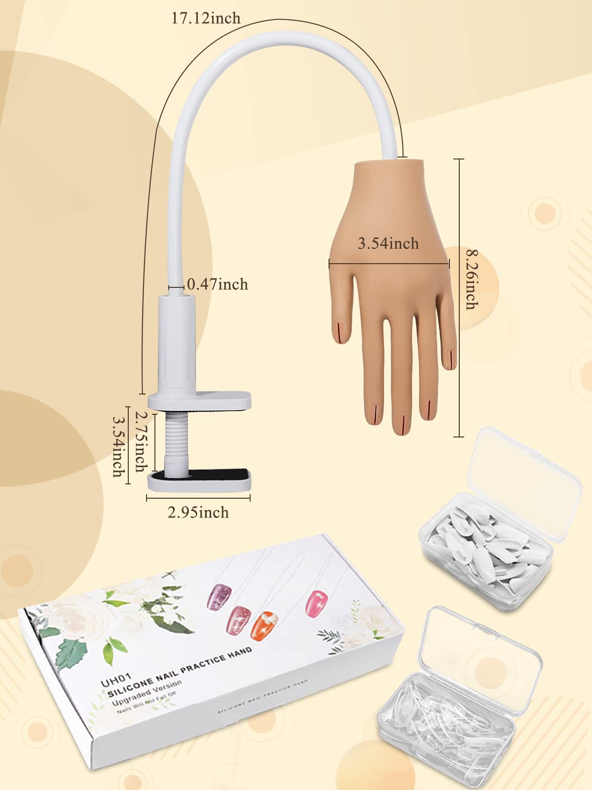 Cadeau parfait pour les passionnés d’ongles et l’apprentissage en maniement.