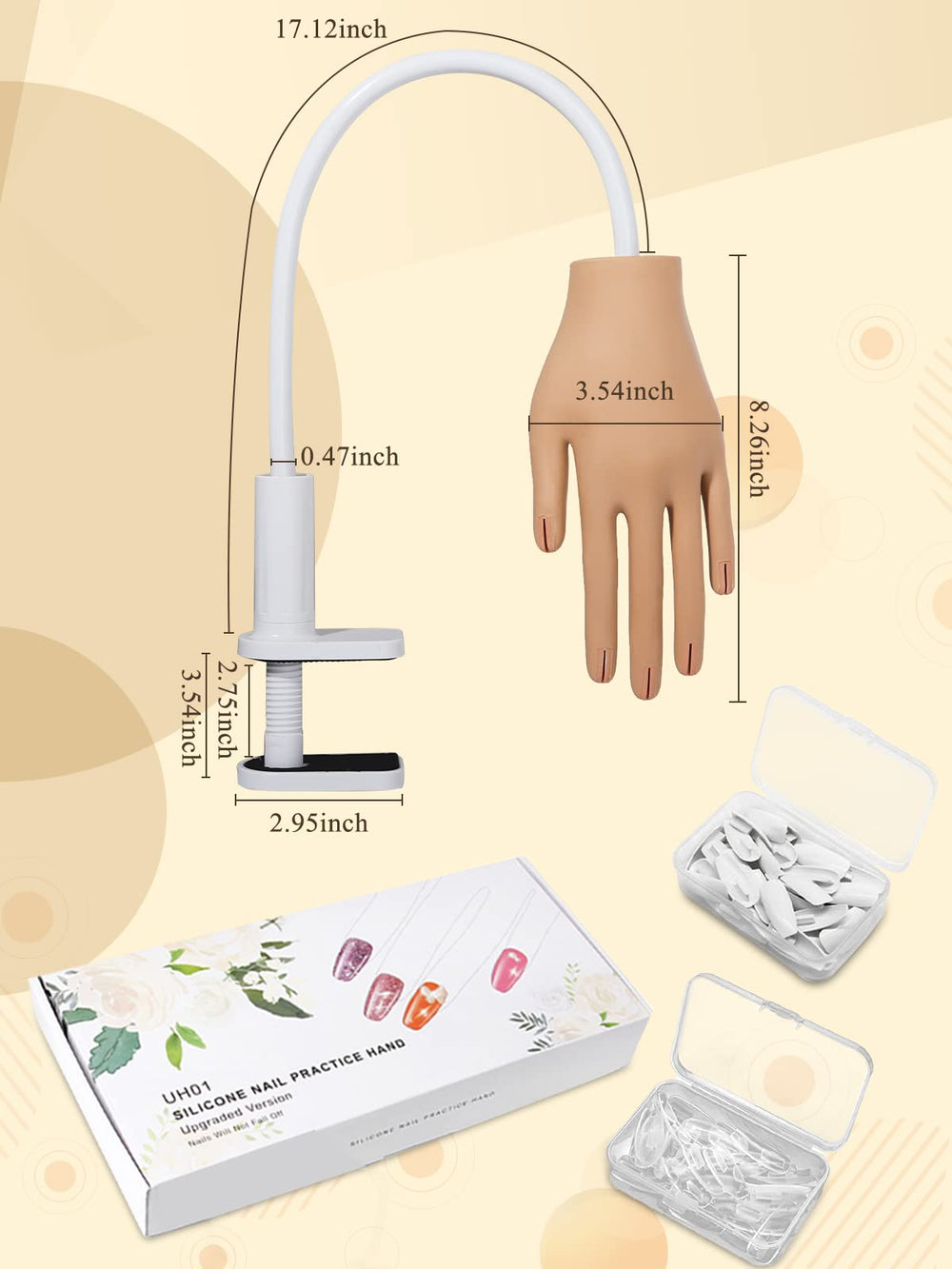 Cadeau parfait pour les passionnés d’ongles et l’apprentissage en maniement.