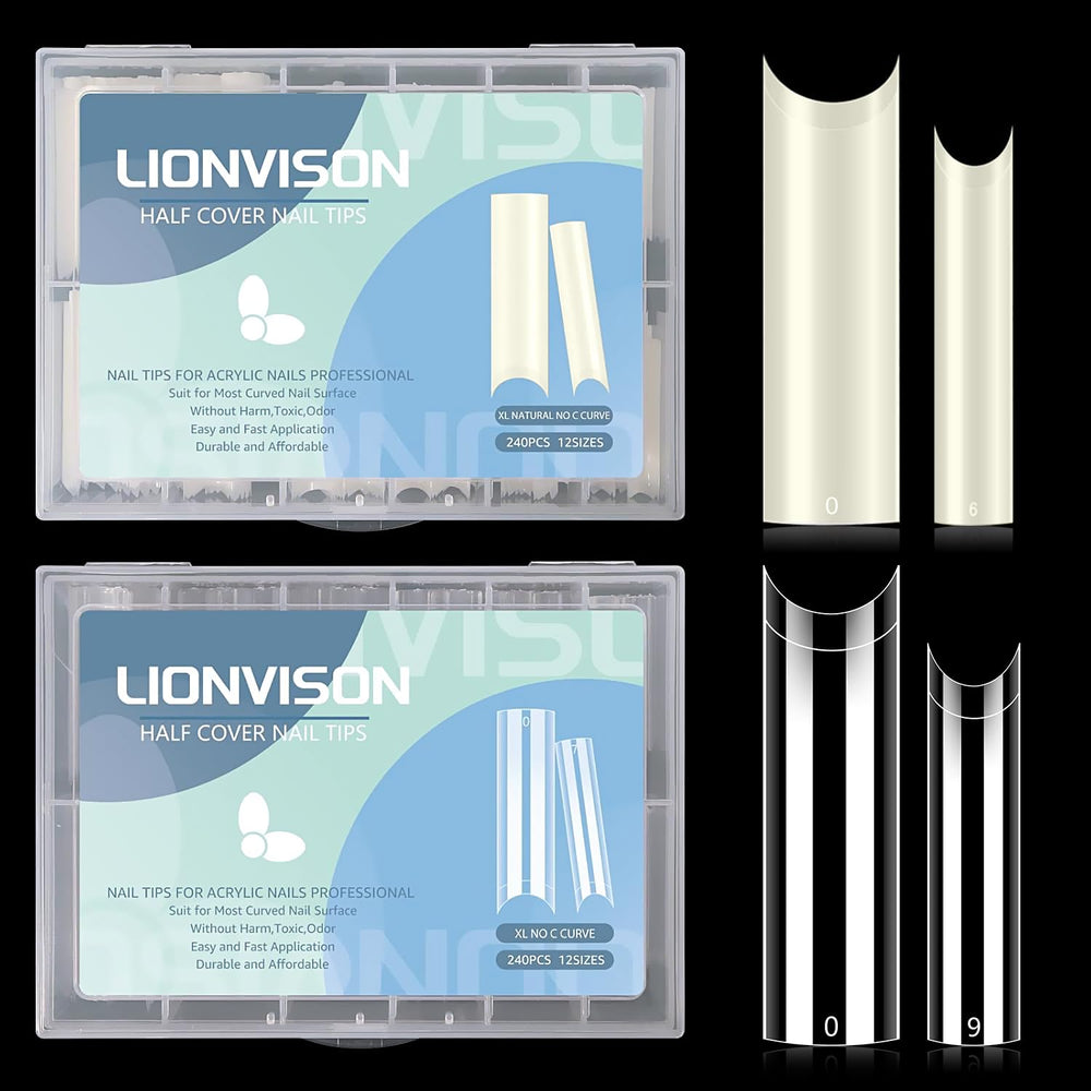 Ongles XL naturels LIONVISION pour un ajustement personnalisé.